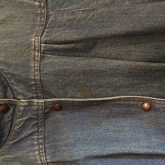 Denim Jacket with Native American Painting - Picture 6 of 7